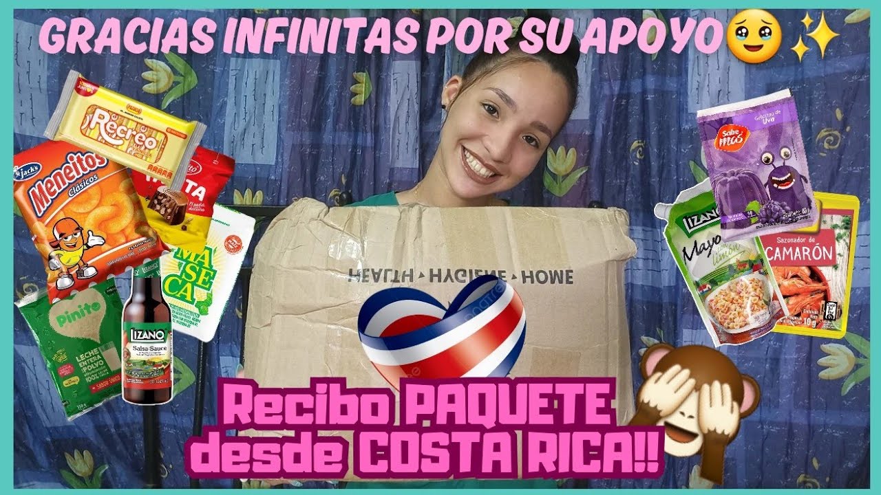 ABRIENDO PAQUETE📦 que RECIBO🙈 de un SUSCRIPTOR✨️ desde COSTA RICA🇨🇷! Tanta variedad de productos🥵🙏🏻.