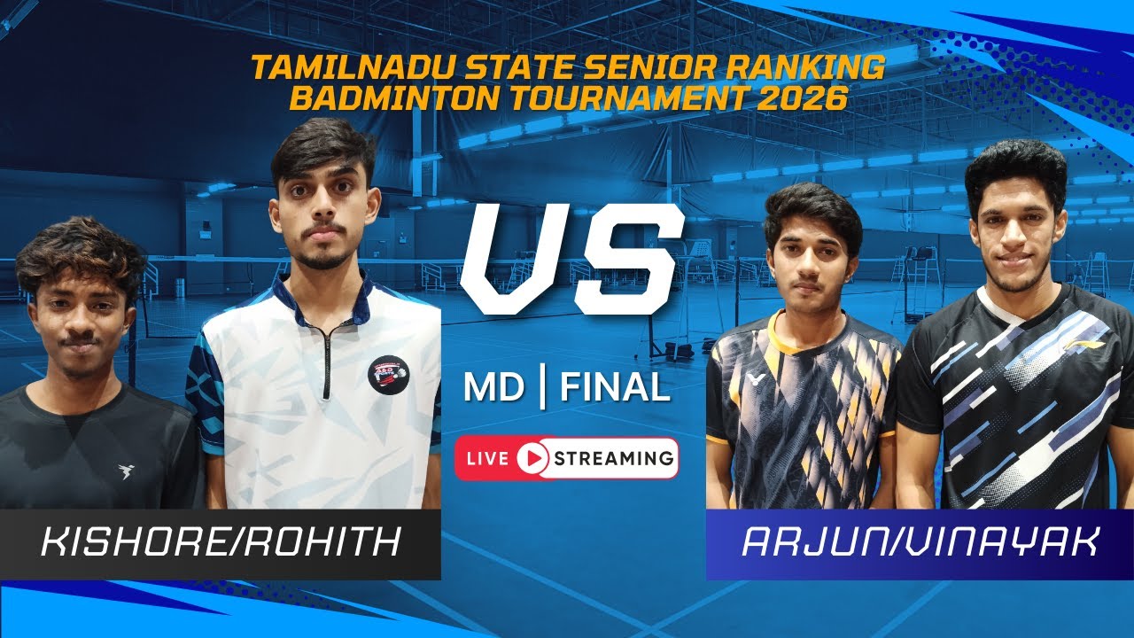 Final || MD || Vinayakram G P & Arjunkrishnan Rajaram [1] vs Kishore Arunachalam K & Rohith