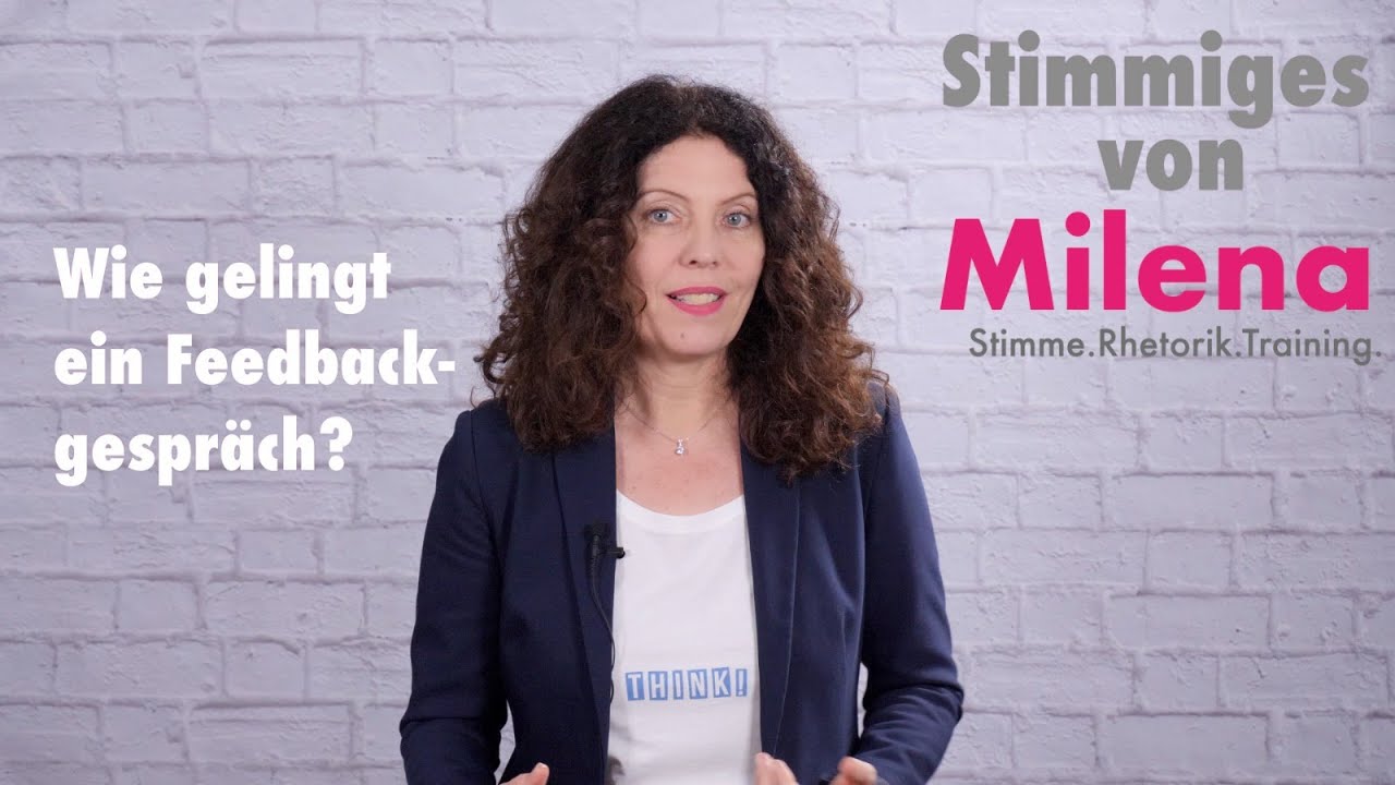 So geben Sie erfolgreich Feedback! Tipps von Profi-Sprecherin Milena Hardt | Milena Hardt