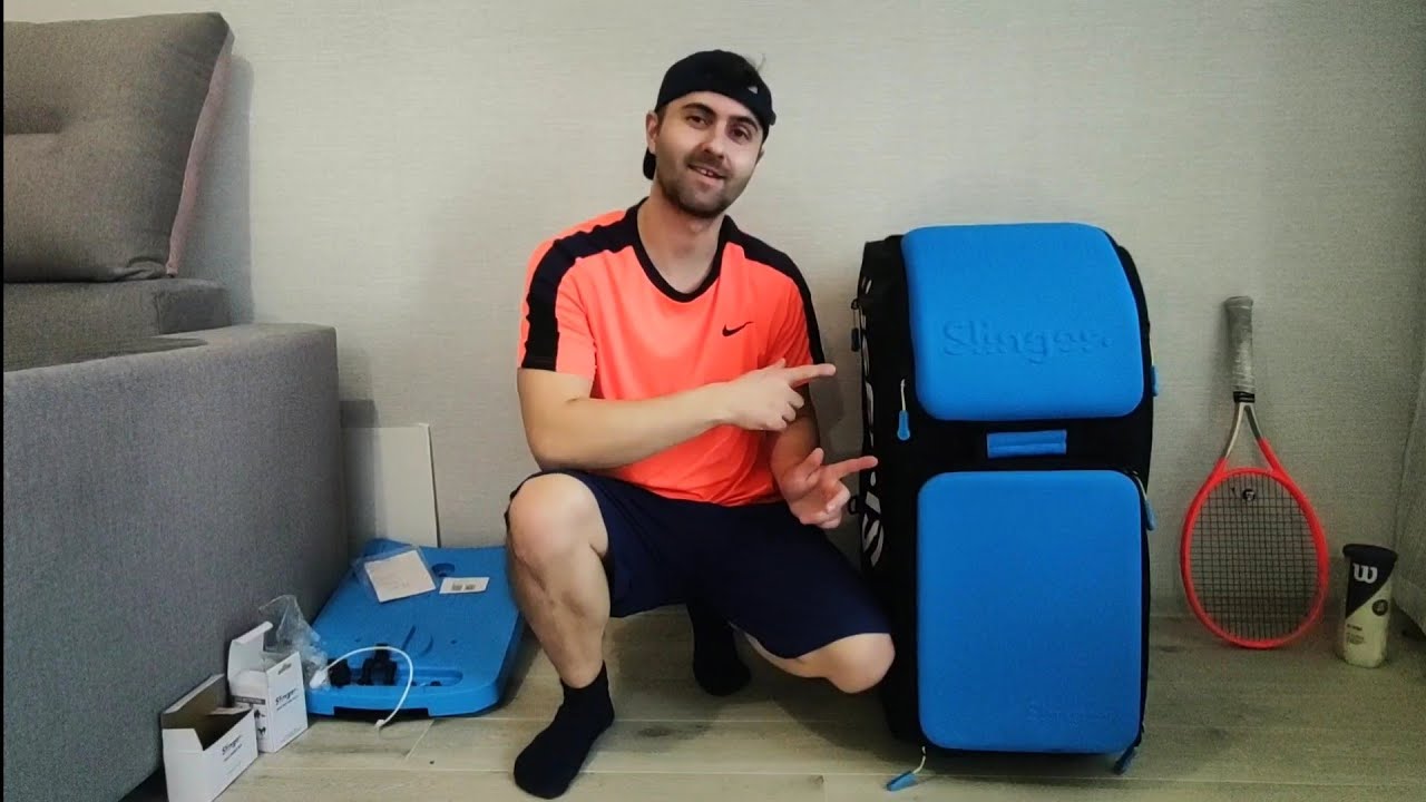 Теннисная пушка Slinger bag 🔝 Обучение теннису 🎾
