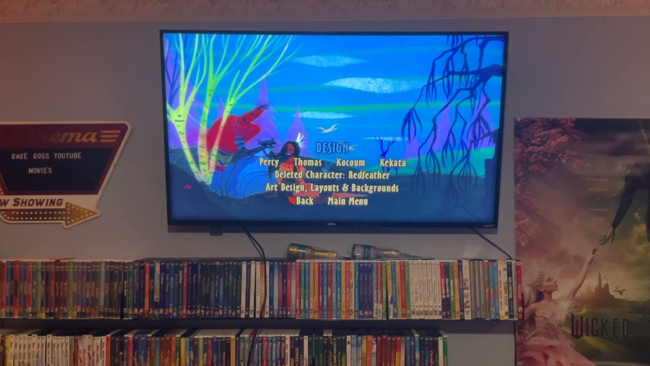 Menu walkthrough of Pocahontas 10th Anniversary Edition 2005 dvd (Disc 2)
