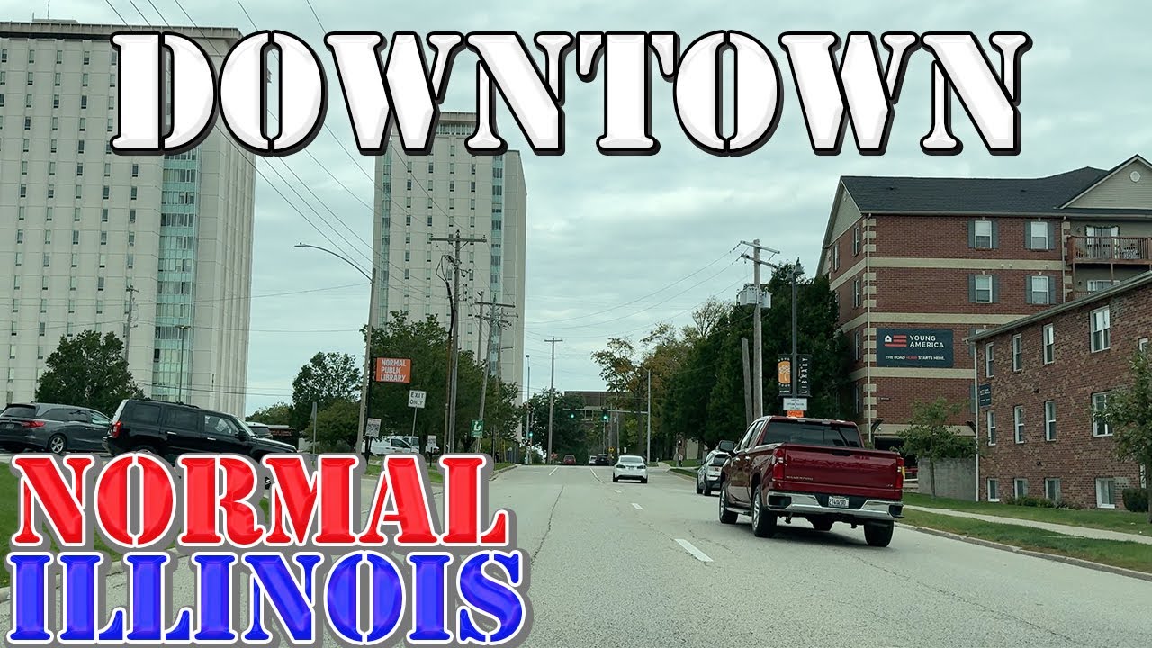 Normal - Illinois - 4K Downtown Drive