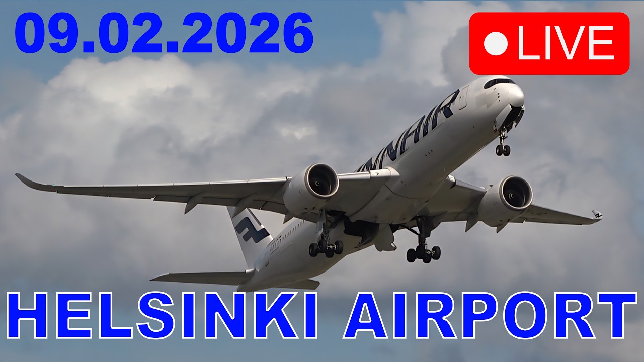 🔴 LIVE Helsinki Airport Plane Spotting (EFHK/HEL)