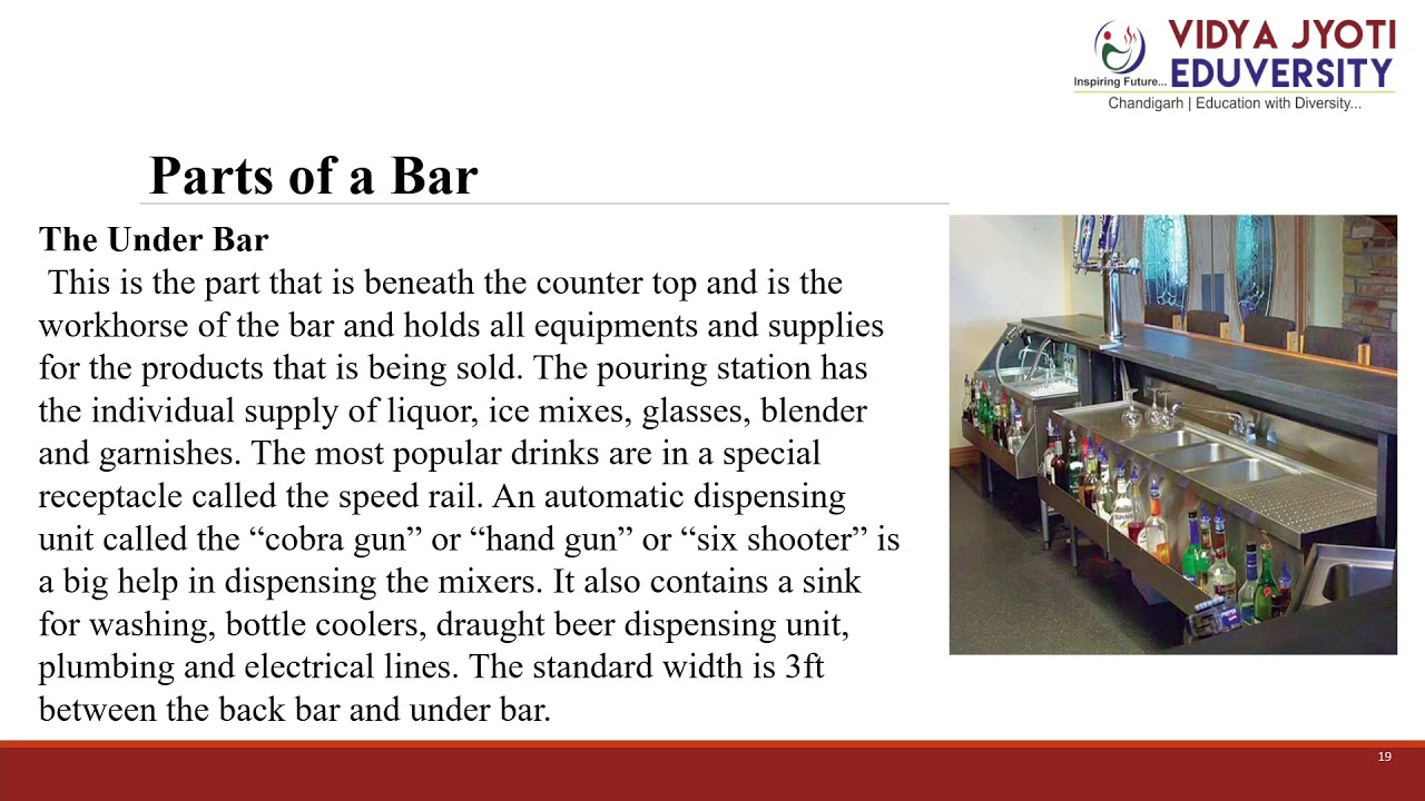 Bar Operations - More Depth