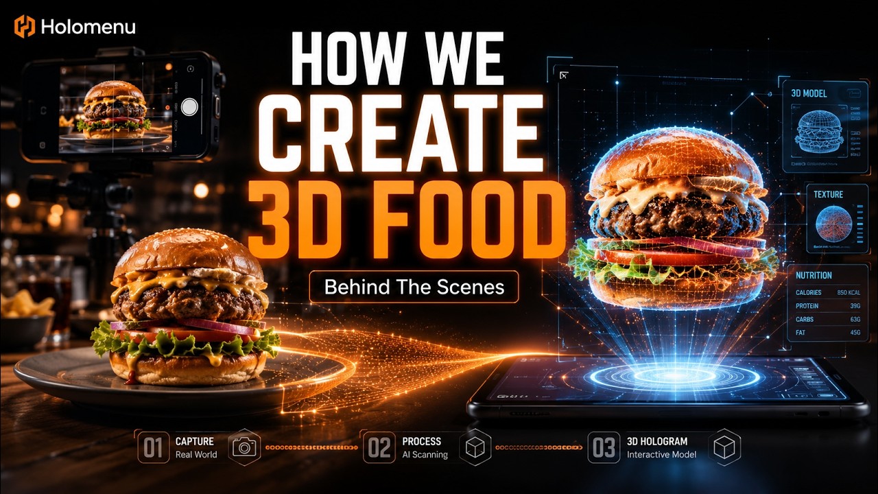 How We Create 3D Food Dishes for Restaurants | Holomenu Behind The Scenes