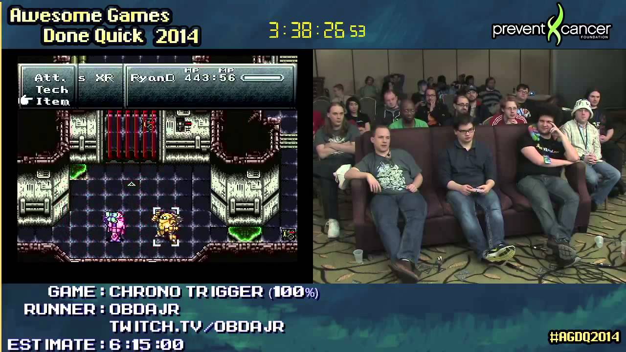 Chrono Trigger :: SPEED RUN in 5:36:17 (100%) [SNES] by Obdajr #AGDQ 2014