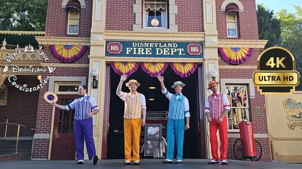 🔴WATCH: #DapperDans #filmed in #4k #Disneyland #resort 013126