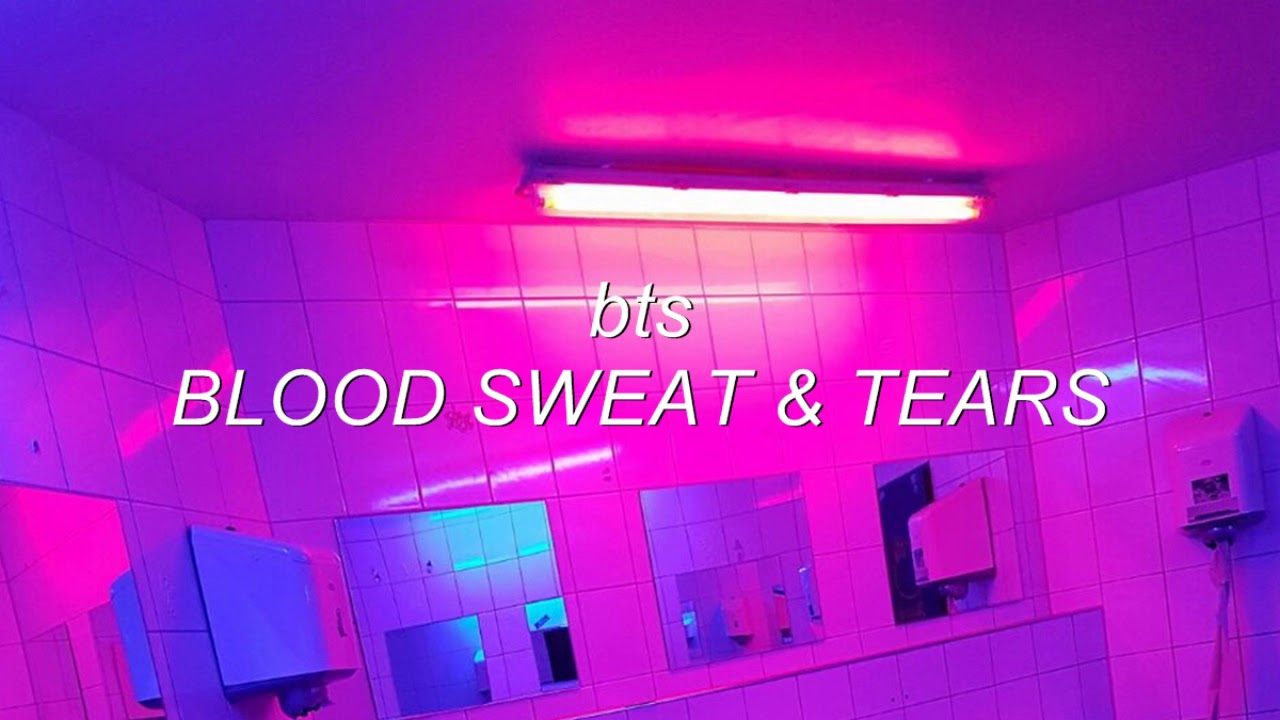 bts - blood sweat & tears but you’re in a bathroom at a party!