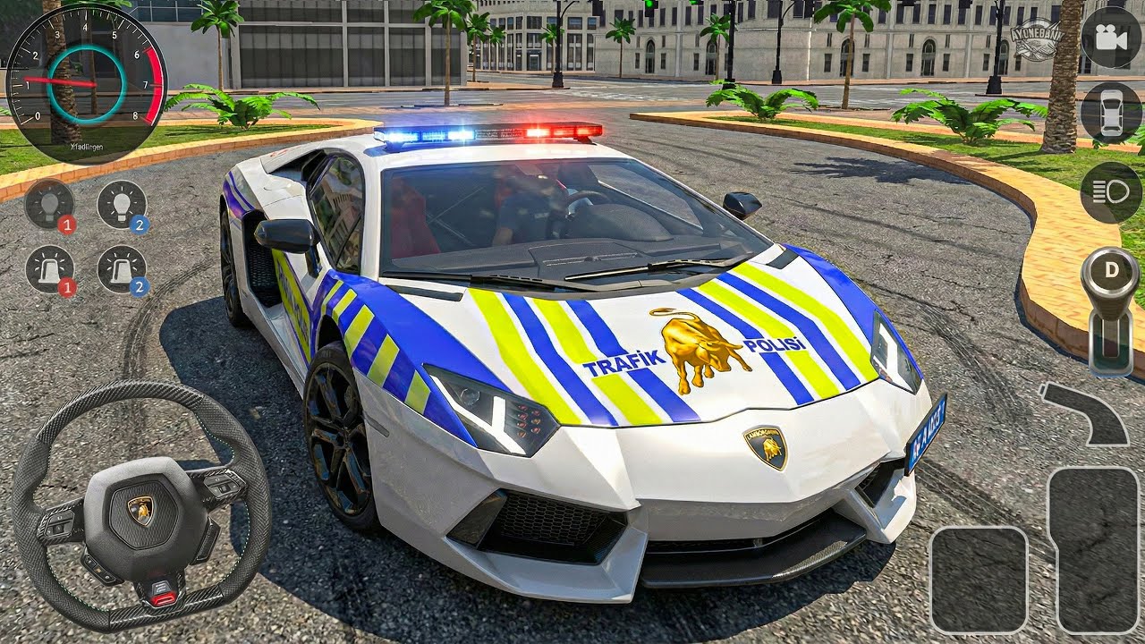 Lamborghini T&uuml;rk Polis Arabası S&uuml;r&uuml;ş Oyunu - Polis Oyunu 2026 #217 - Android GamePlay
