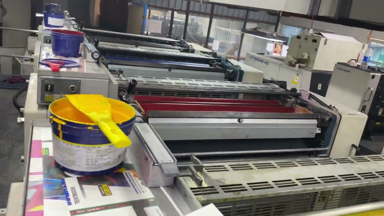 Komori 440 installation complete in mathura UP