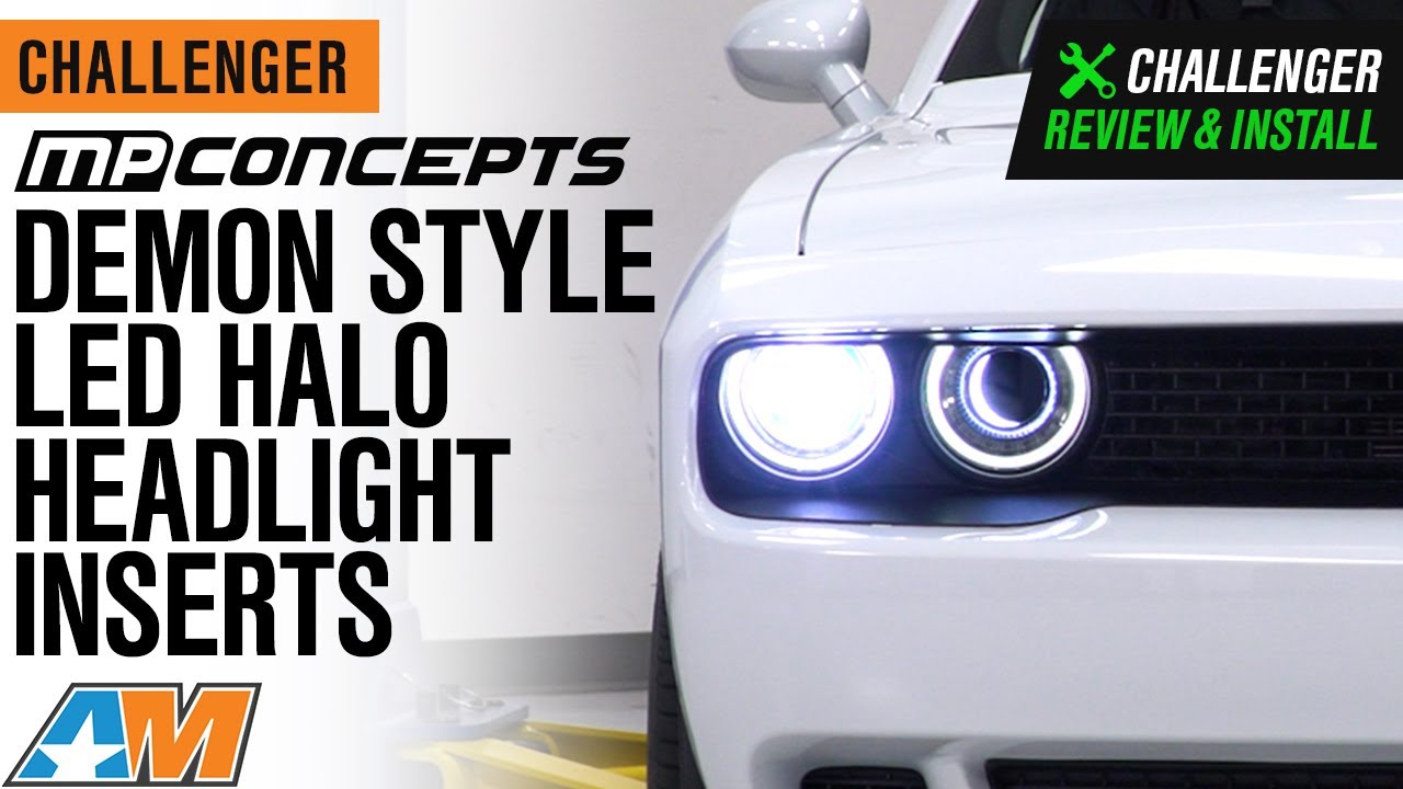 2015-2021 Challenger MP Concepts Demon Style LED Halo Headlight Inserts Review & Install