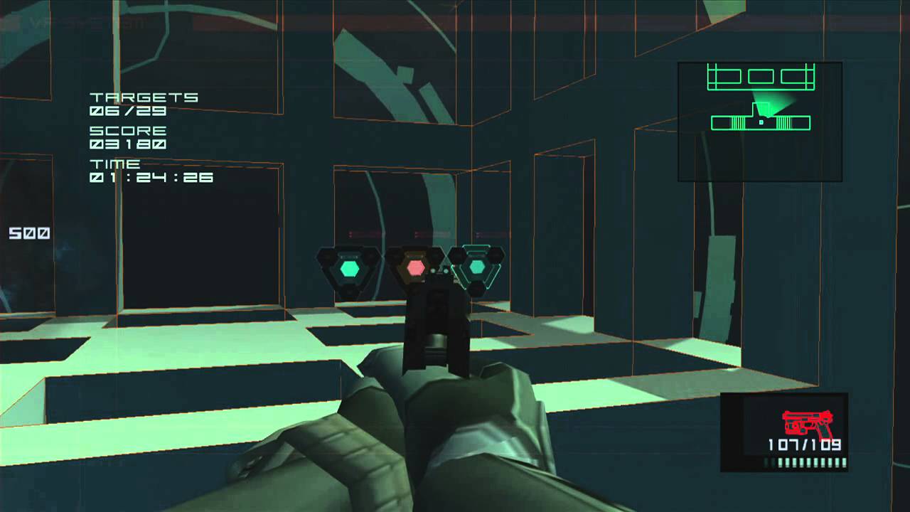 Raiden - VR Missions - Weapon Mode - Handgun ( 1 - 5 ) |  MGS2 Missions - Part 03
