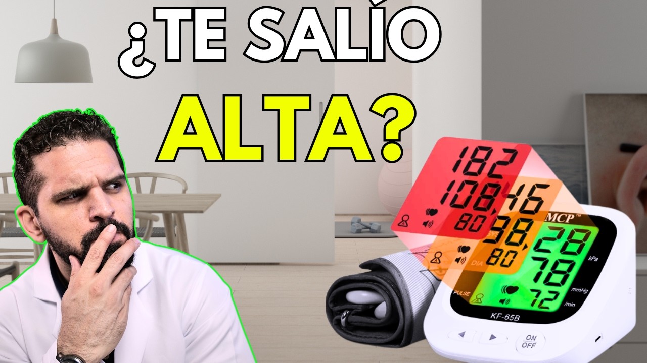 Esto DEBES hacer si te subio la presion arterial en casa 🏡