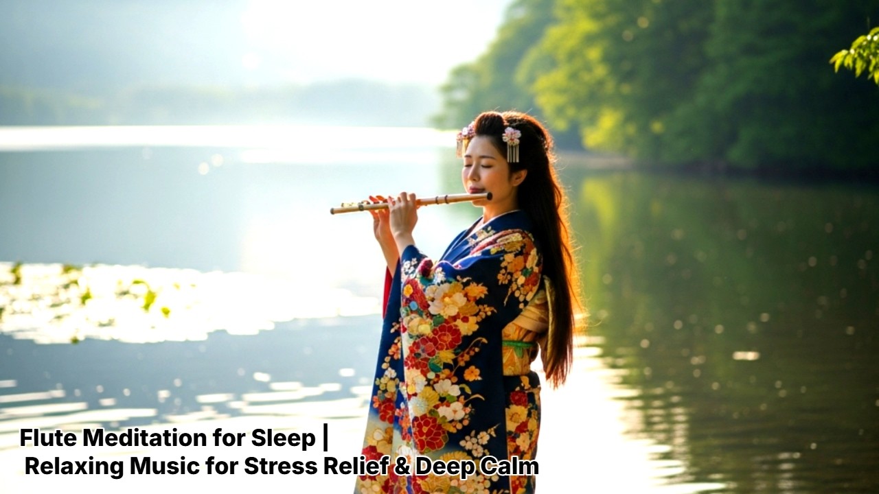 Flute Meditation for Sleep | Relaxing Music for Stress Relief & Deep Calm | Japanese flute