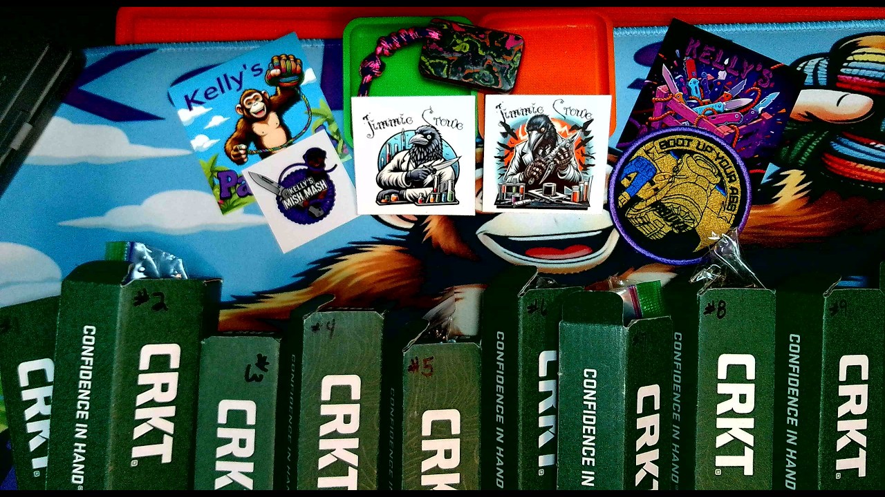 CRKT PIlar Copper Scales Modded by Mr Jimmie  11 available