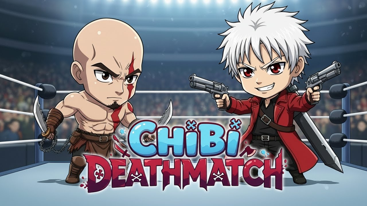 Chibi Deathmatch: Kratos vs Dante &ndash; Epic Anime Fight Scene (Fan Animation)