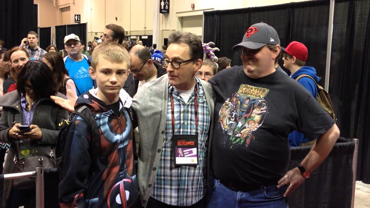 Me and Tom Kenny AKA Spongebob @ The Calgary Comic Expo!