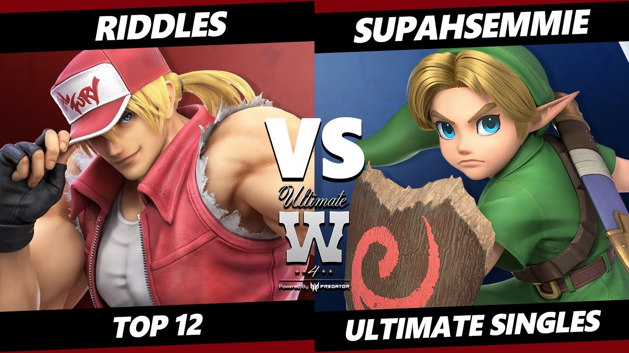 Ultimate Wanted 4 Top 12 - Riddles (Terry) Vs. Supahsemmie (Young Link) SSBU Ultimate Tournament