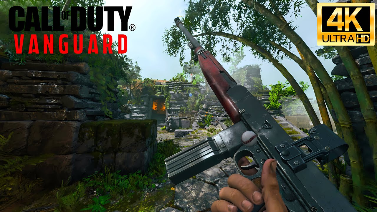 Call of Duty Vanguard Multiplayer Cooper Carbine Weapon 4K