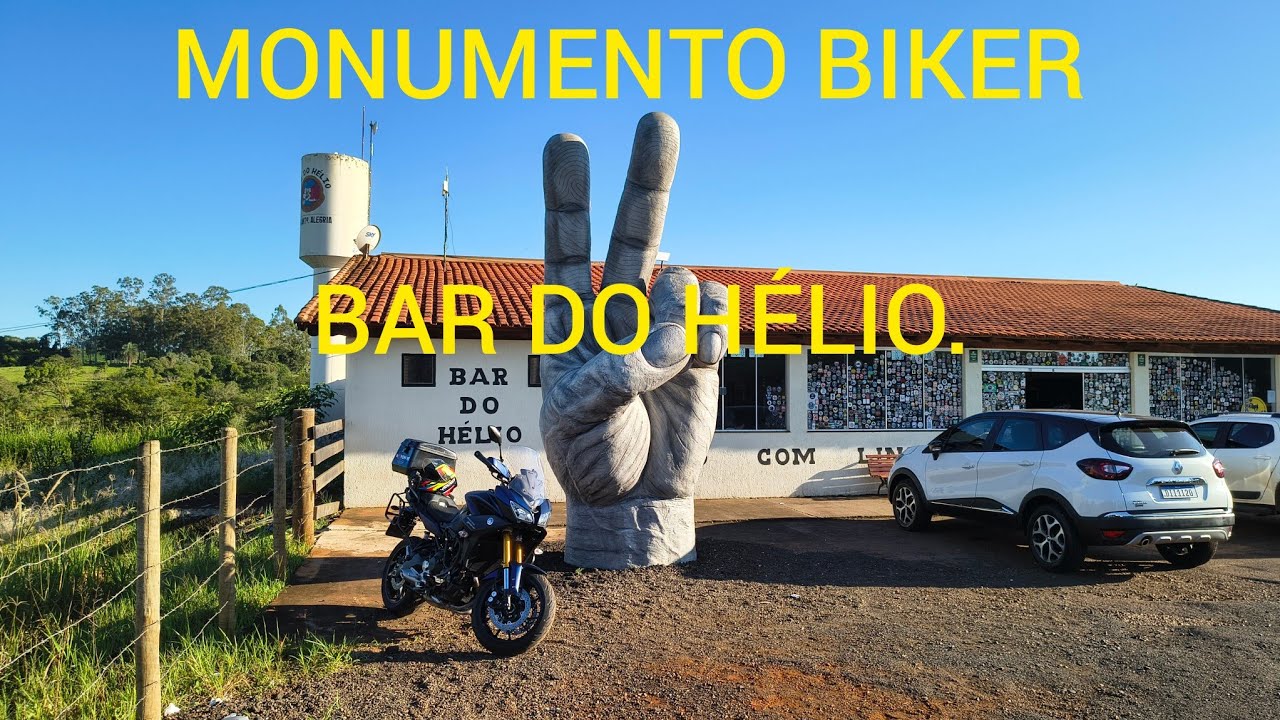 #MONUMENTO BIKER N° 23 BAR DO HELIO SANTO ANTONIO DA ALEGRIA#