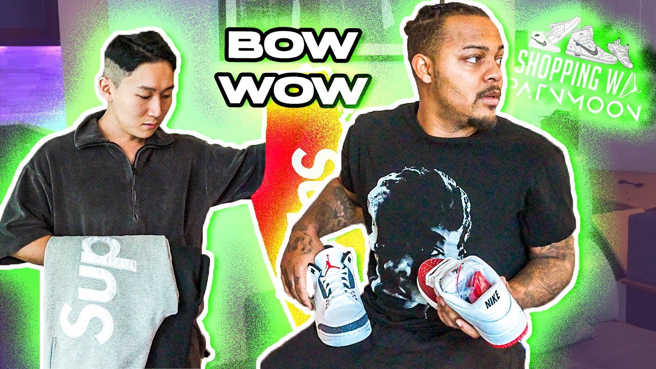 Bow Wow Shops DESIGNER Sneakers & Clothes At His HOME!