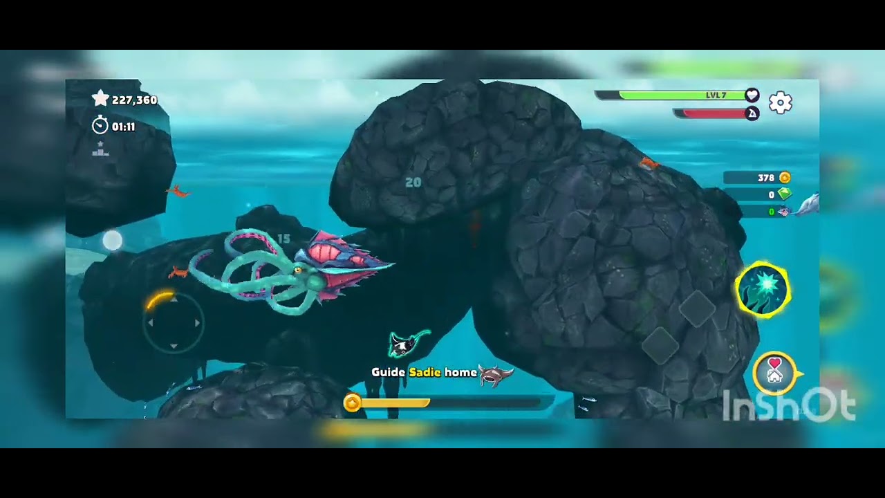 How to save The Mantas in Hungry Shark 🦈🥺