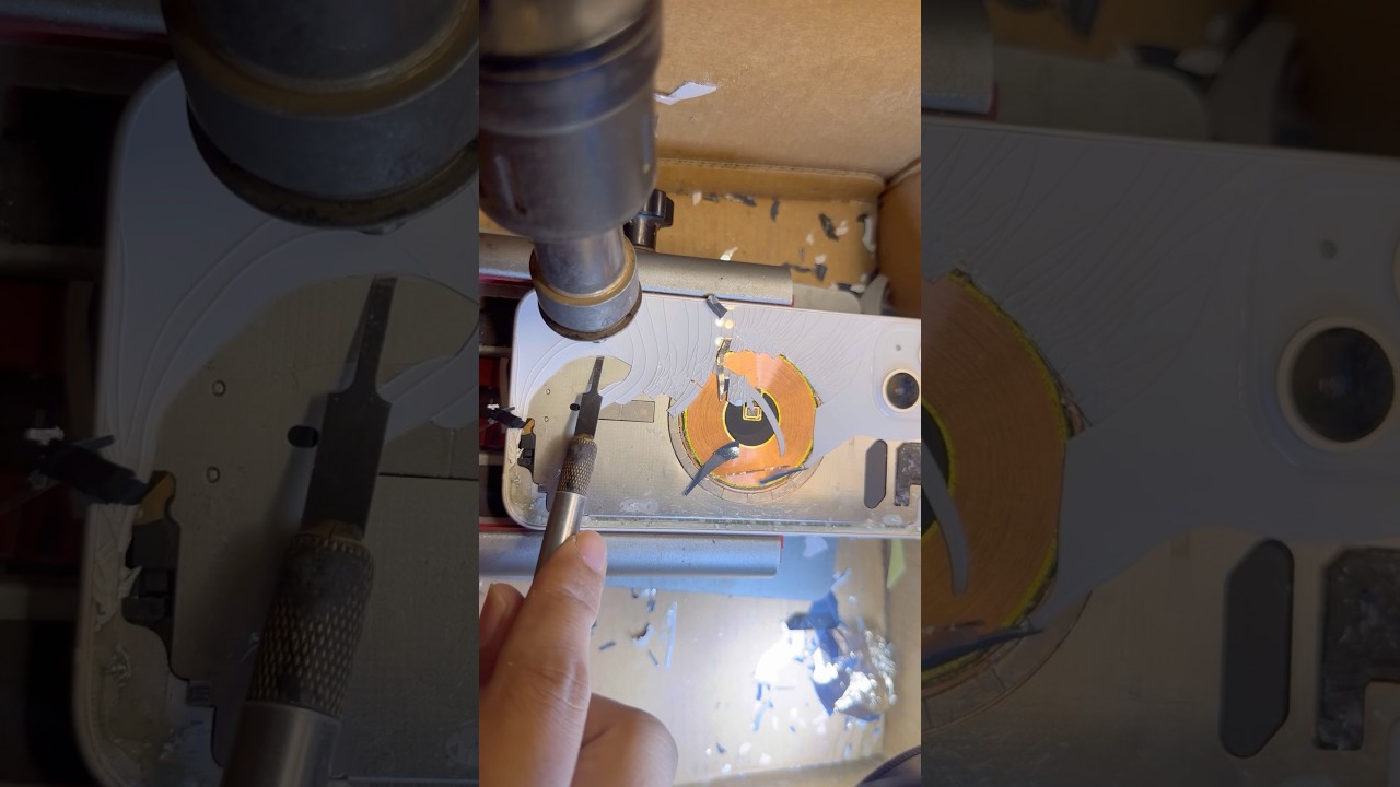 Broken iPhone 13 Back Glass? Watch This Repair! #screenbreak #repair #brokenfix #repair #shorts
