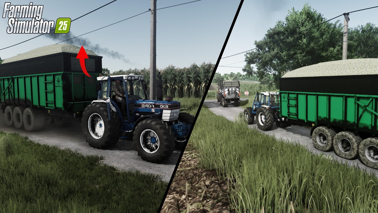 FS25 Canola Harvesting and Corn Silage Harvesting | Ford Tractor | Sumro Gaming.