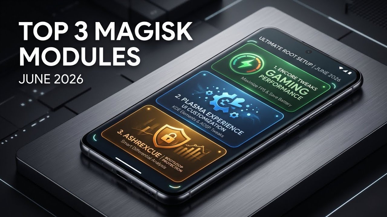 ⚡️ Top 3 MUST-HAVE Magisk Modules in June 2026! (Gaming, UI & Anti-Bootloop) 📱