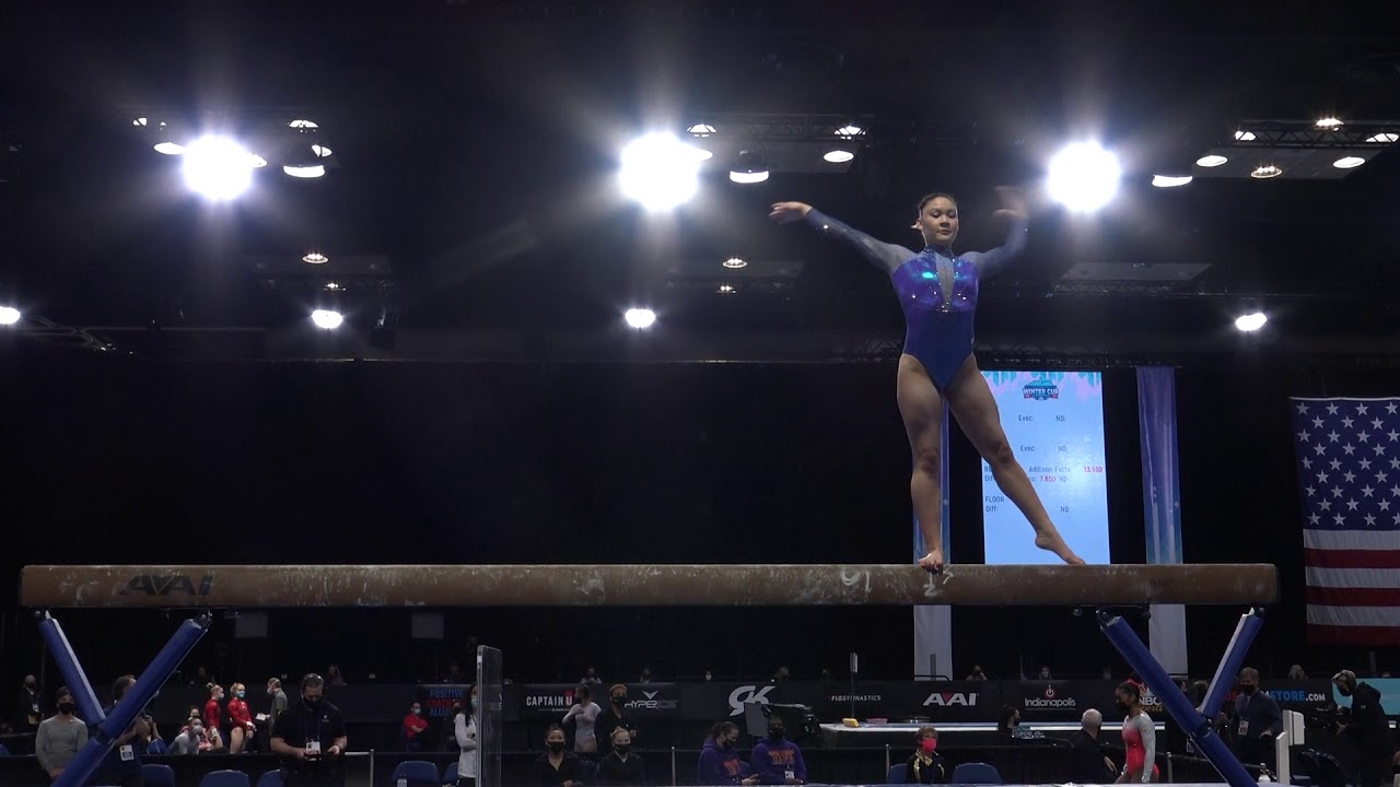 Ciena Alipio – Balance Beam - 2021 Winter Cup – Senior Women