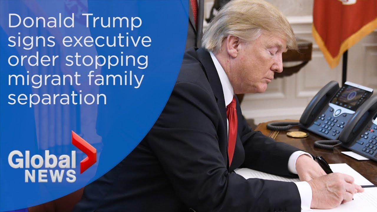 Trump signs executive order stopping migrant family separation