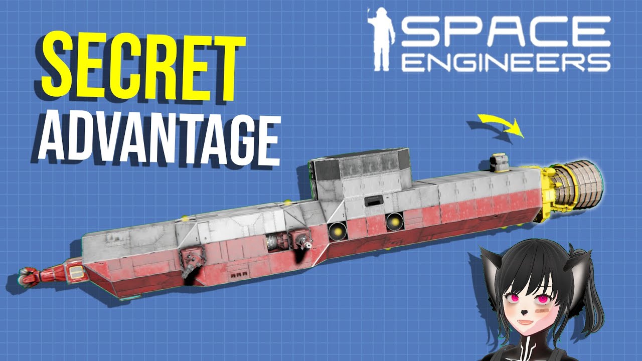 Secret Advantage of Using Industrial Ship Thrusters, Space Engineers