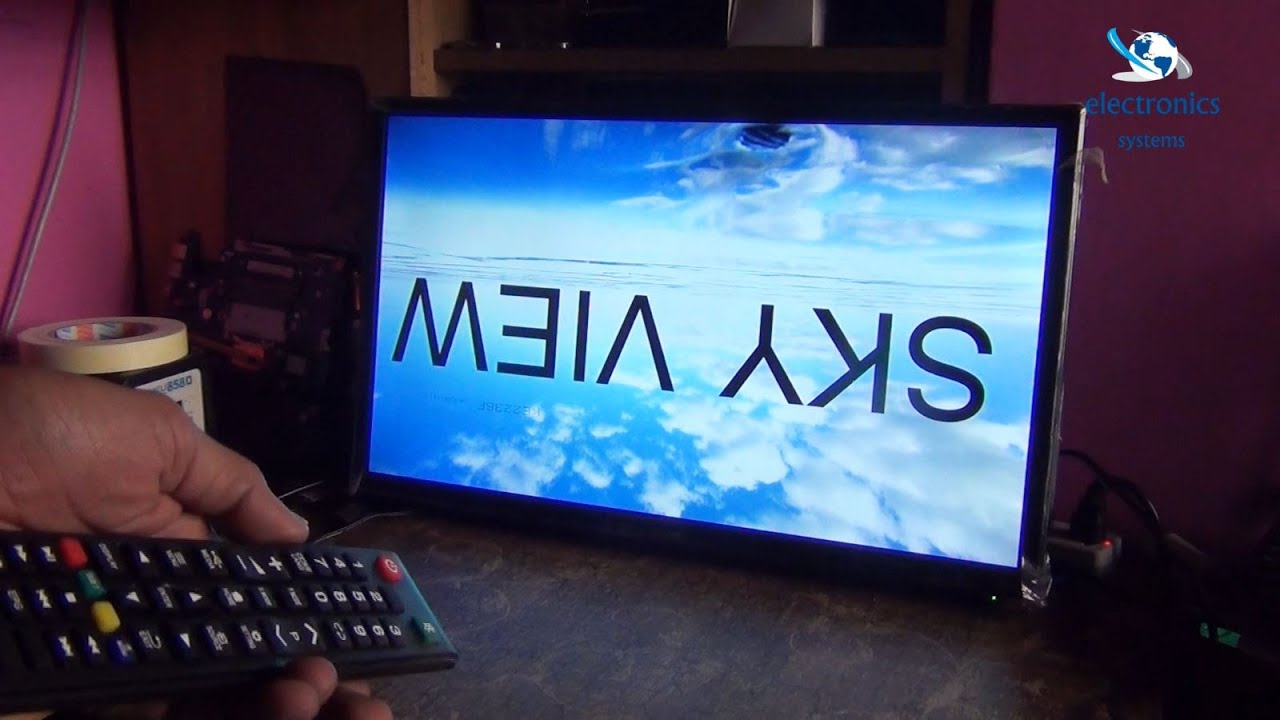 How To Solve LED TV Upside Down Photo