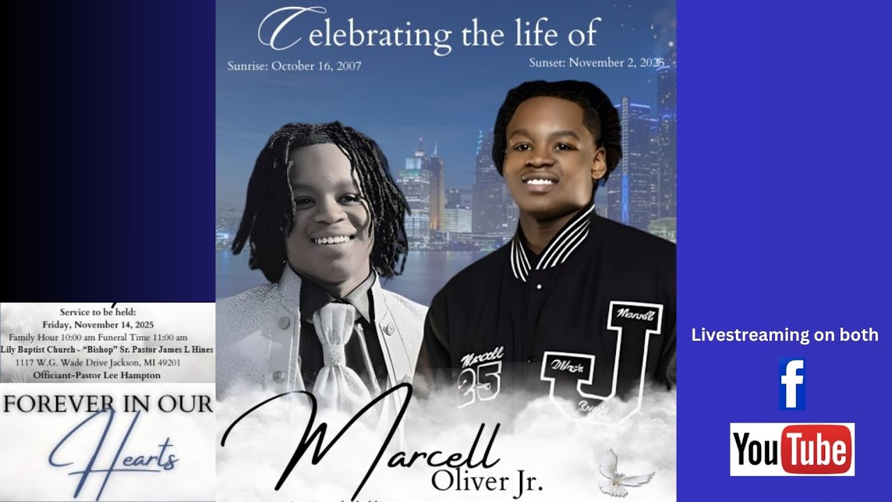 Homegoing Service - Marcell Oliver, Jr, Nov 14th 2025