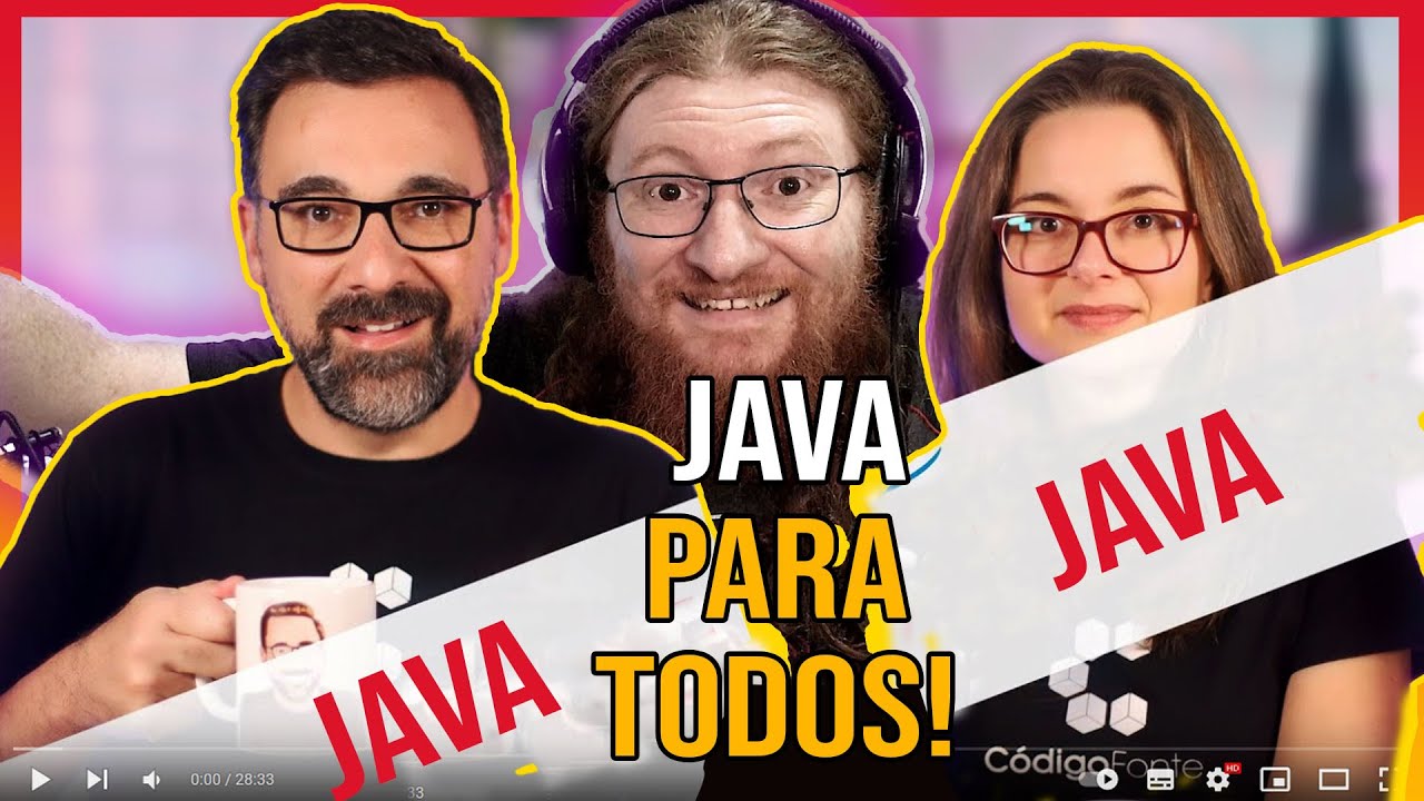 CHEGOU A HORA DE FALAR DE JAVA!