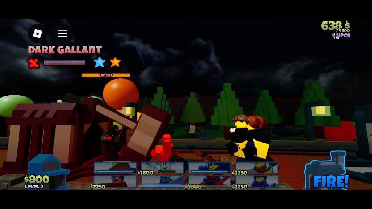 Battle Bricks Dark Gallant Random Units Speedrun