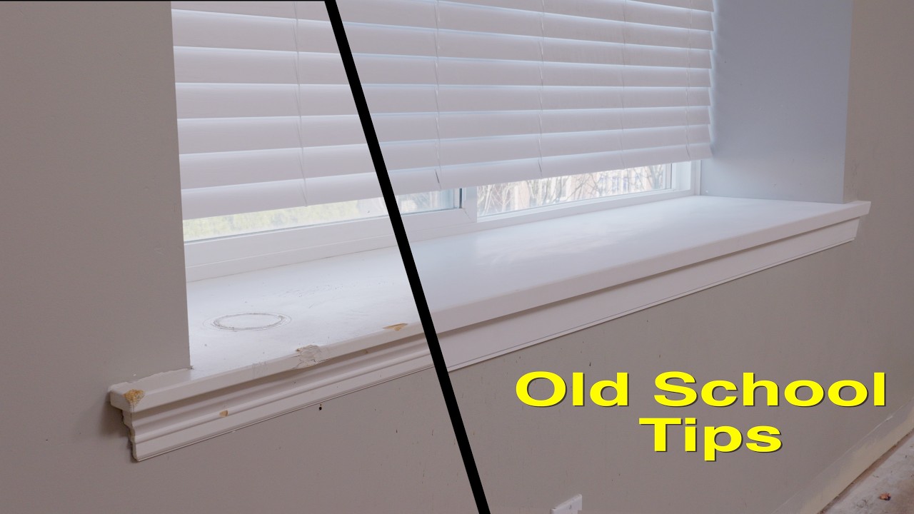 Everything You Need To Know To Upgrade an Old Window Sill!!