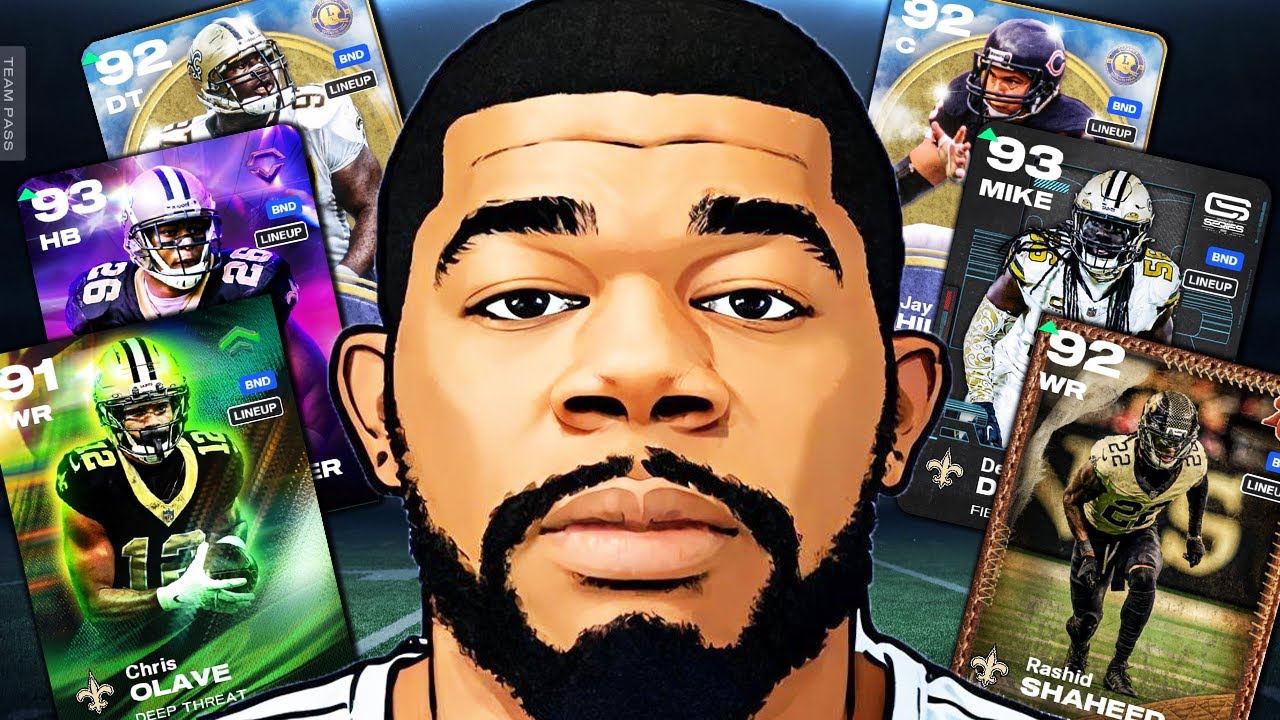 UPDATE! New 93 Deuce, 92 Rashid, 93 Davis… FULL LINEUP UPGRADE! | SAINTS THEME TEAM Madden 26 MUT