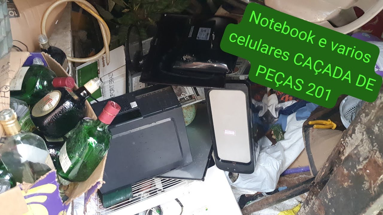 PEGUEI UM NOTEBOOK E APARECEU VARIOS CELULARES (CAÇADA DE PEÇAS 201#)