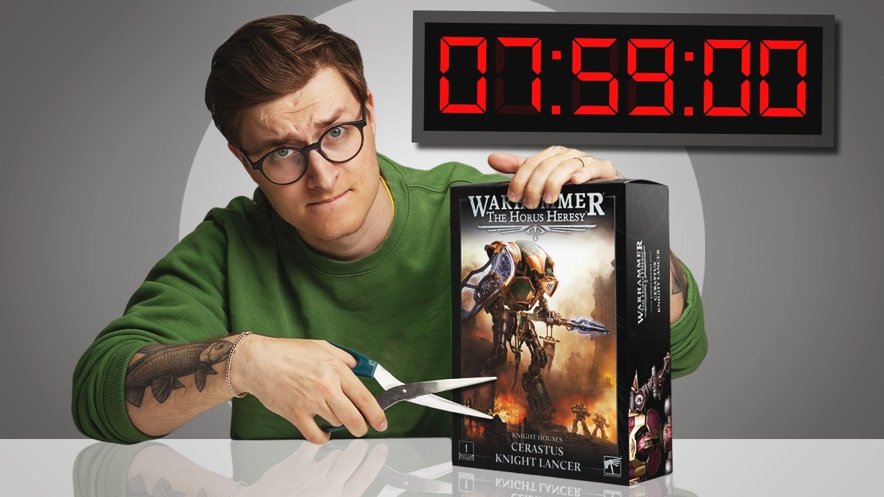 Is it possible to complete a Warhammer Knight in a DAY??! - No Airbrush