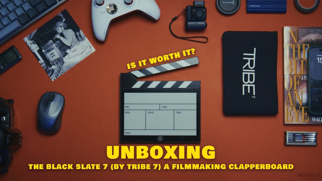 UNBOXING | The Black Slate 7 Filmmaking Clapperboard | By Tribe 7