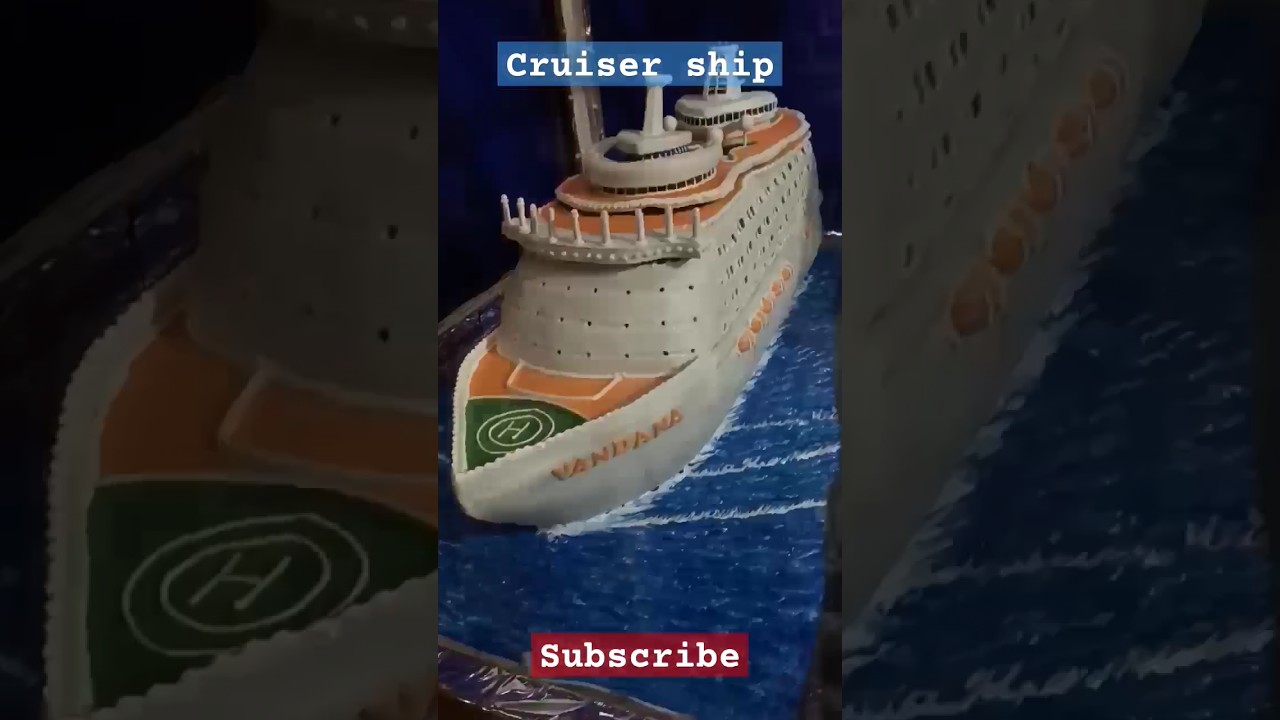 Cruiser ship cake 
