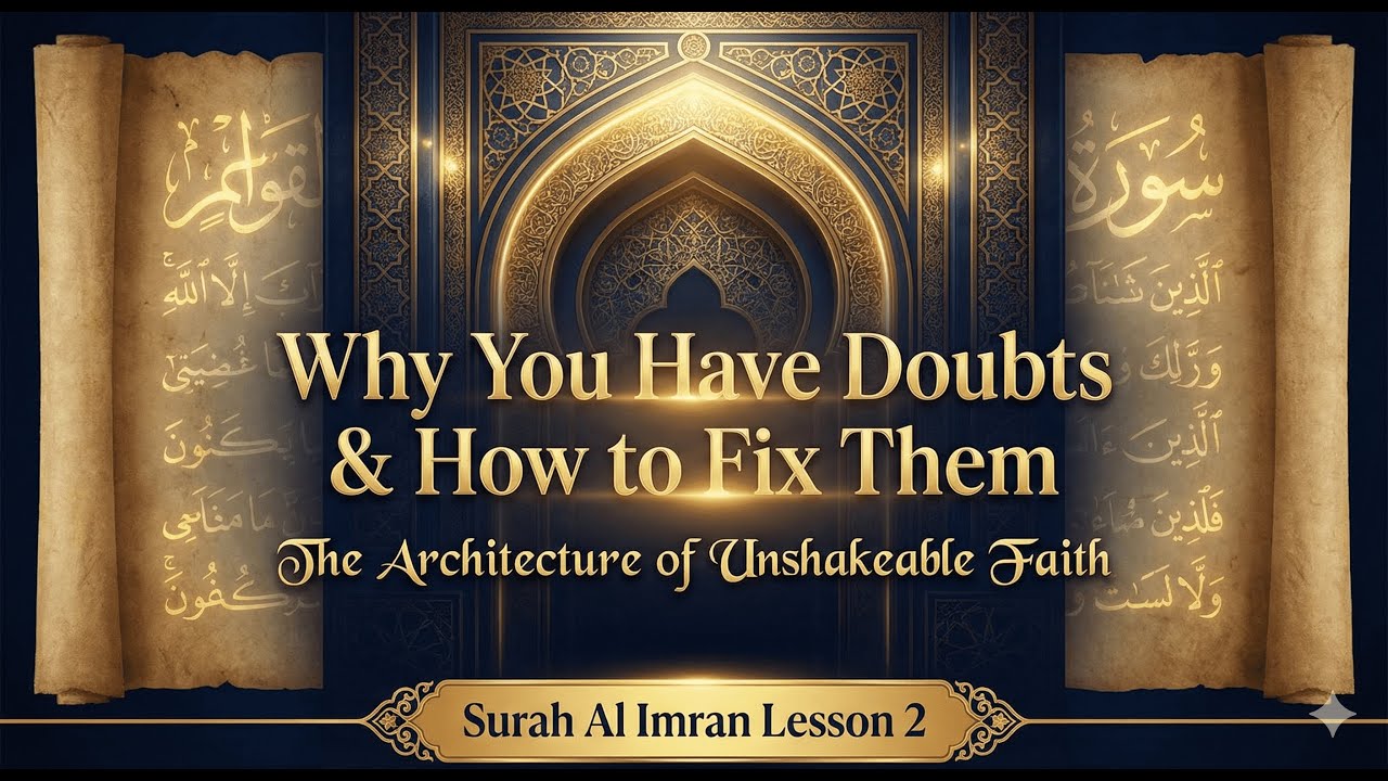 Why You Have Doubts & How to Fix Them: The Architecture of Unshakeable Faith | Surah Al Imran