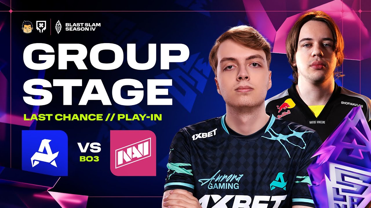 Full Game: Natus Vincere vs Aurora Gaming - Game 2 (BO3) | BLAST Slam IV Play-In