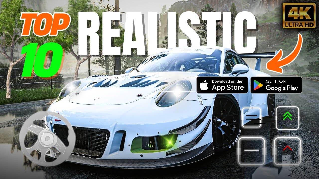 TOP  10🔥😱Insanely Amazing Car Driving Games For Mobile Like Forza iN 2025.