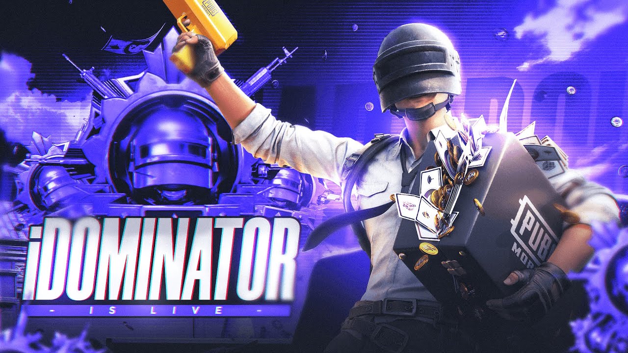 Custom Rooms with UC Giveaway |  iDominator is live  | Pubgmobile !  