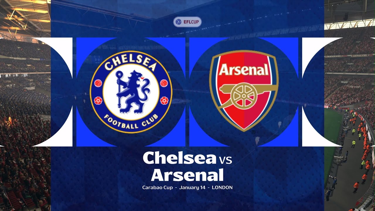 Chelsea vs. Arsenal | EFL Carabao Cup 25/26 | Full Match | FC 26 - PS5™[4K]