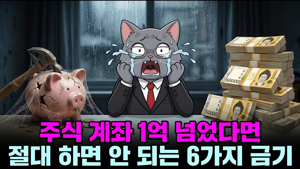 주식 계좌 1억 넘었다면 절대 하면 안 되는 6가지 금기 사항
