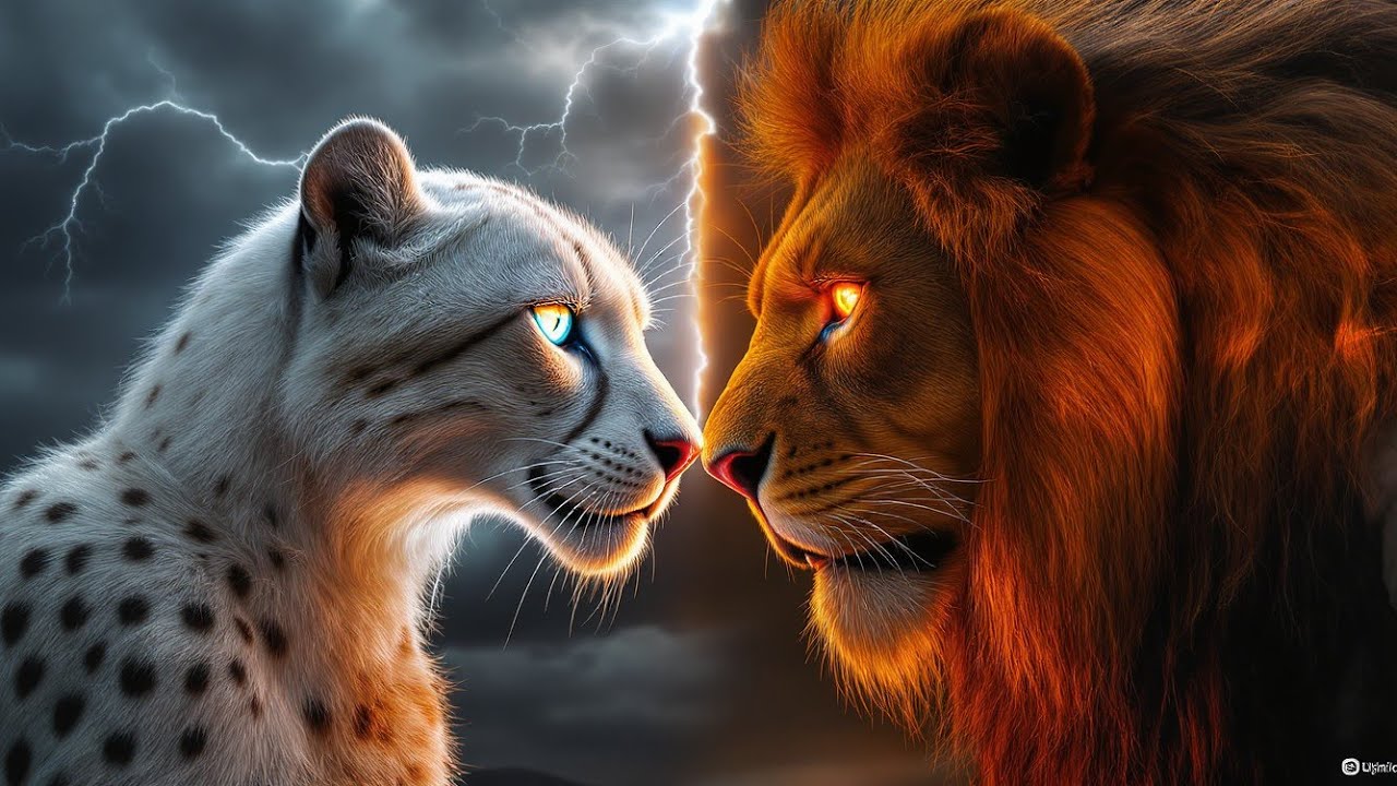 &ldquo;The White Cheetah vs The Lion King:  Ultimate Jungle Showdown