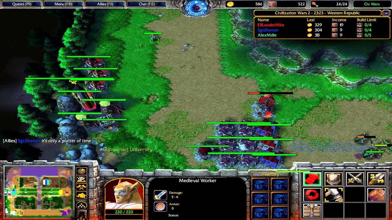 Warcraft 3 TFT - Civilization Wars #2
